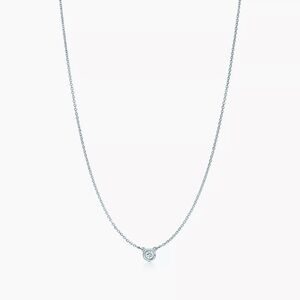 tiffany & co peretti silver diamond necklace